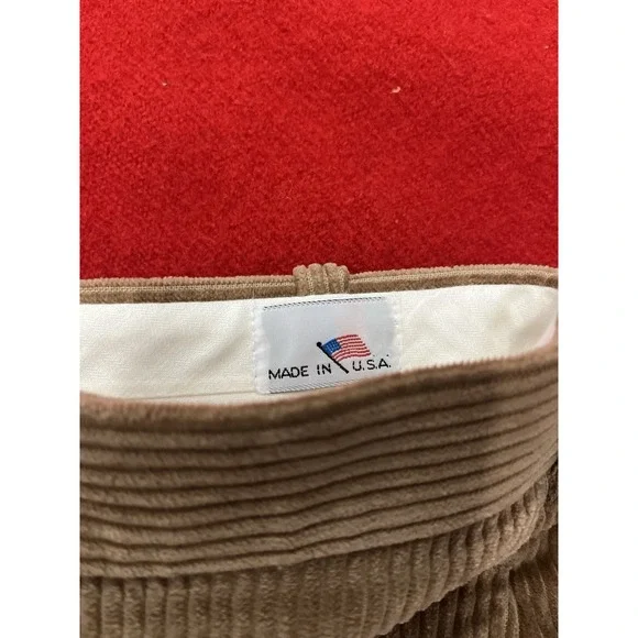 The Andover Shop Tan Corduroy Pants Size 36 Made In USA Classy Professional